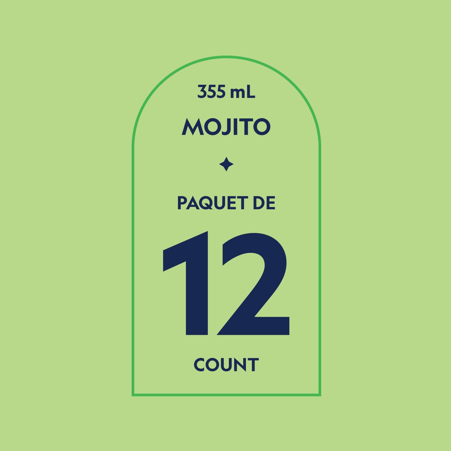 Atypique Non-Alcoholic Cocktail, Mojito, 355 mL, 12-Count 🍁 All In One Marketplace Canada
