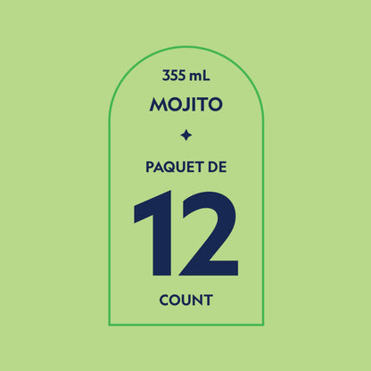 Atypique Non-Alcoholic Cocktail, Mojito, 355 mL, 12-Count 🍁 All In One Marketplace Canada