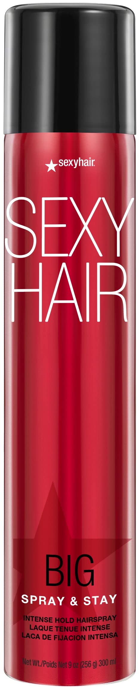 SexyHair Big Spray and Stay Intense Hold Hairspray, Long Lasting, Humidity Protection, Shine, 9 fl oz SEXYHAIR