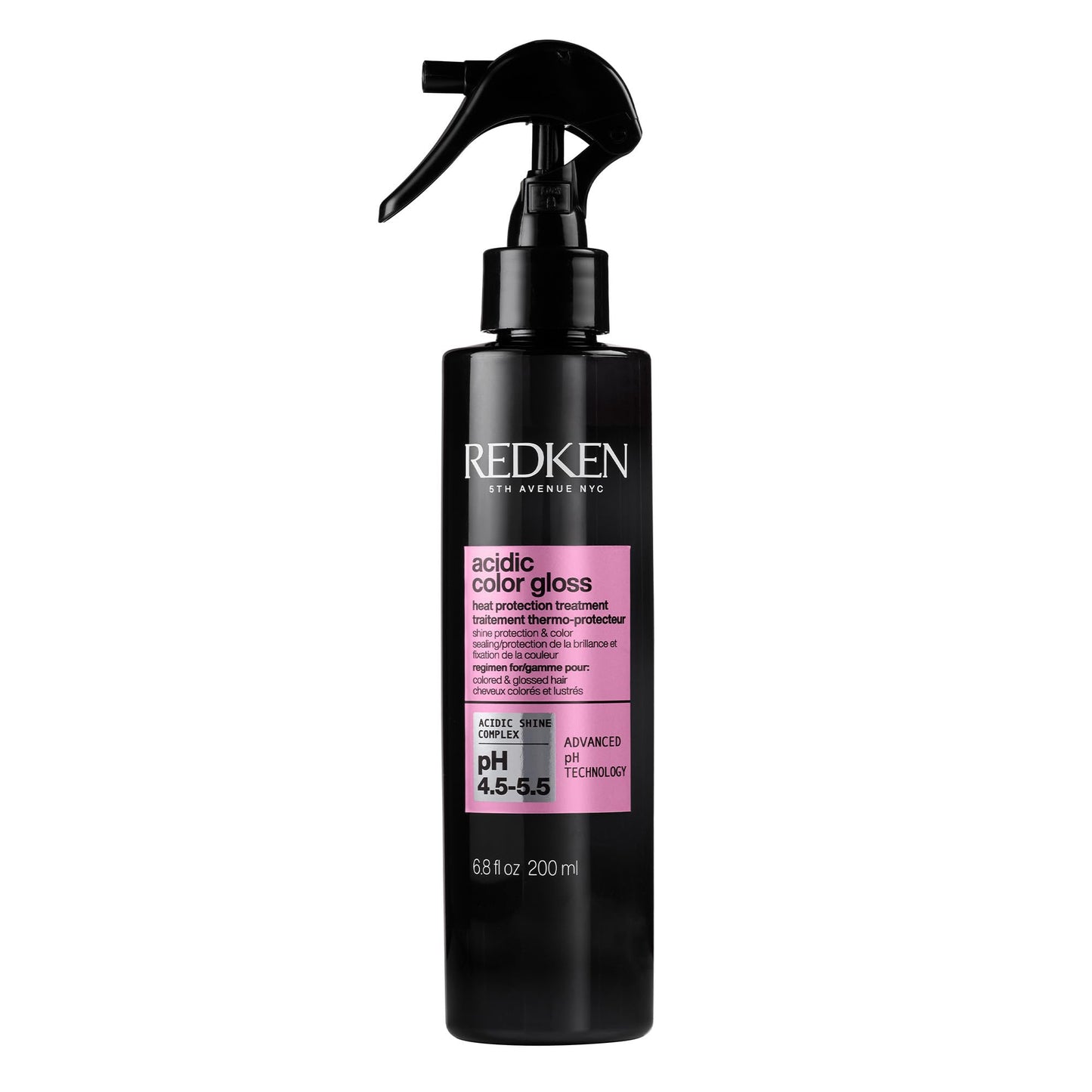 Redken Acidic Color Gloss Heat Protectant Spray, 200mL Redken