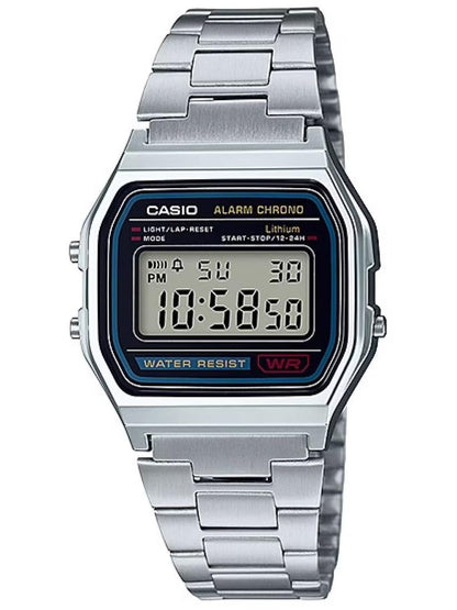 Casio Men's A158W-1 Classic Watch Black - Available at All In One Marketplace Canada