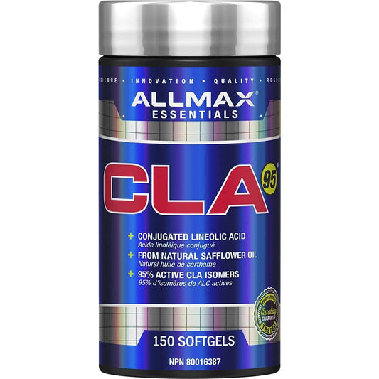 ALLMAX CLA (95 % d'acide linoléique conjugué), 150 gélules