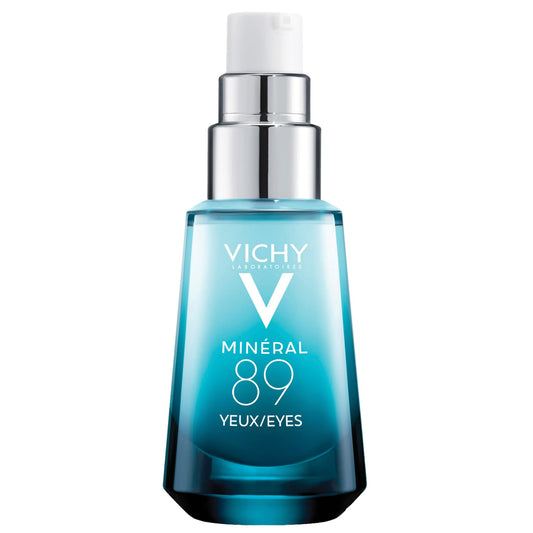 Vichy Mineral 89 Eye Serum to Depuff & Brighten the Look of Dark Circles & Smooth Fine Lines, Eye Gel Serum with Hyaluronic Acid & Pure Caffeine, Fragrance-Free & Recommended by Dermatologists, 15ml - Available at All In One Marketplace Canada