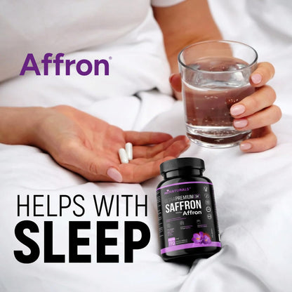 miNATURALS Saffron Supplements 120 Capsules | Clinically Studied Affron Saffron Extract | Stress & Mood Support for Men, Women & Teens | Pure Saffron Pills - Available at All In One Marketplace Canada