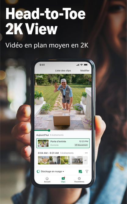 Blink Battery Doorbell 2K+ (newest model) — Wireless video doorbell, 2K resolution, enhanced audio. Required Sync Module not included – Add-On (White)