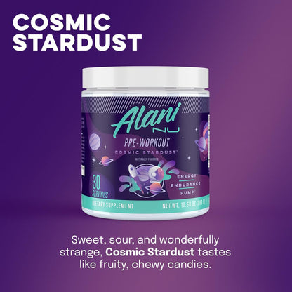 Alani Nu Pre-Workout Cosmic Stardust 30 Servings Alani Nu