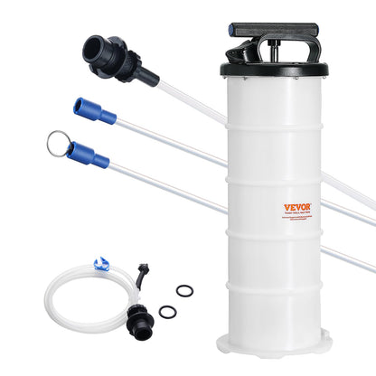 VEVOR Fluid Extractor, 1.74 Gallons (6.5 Liters), Manual Hand-Operated Oil Changer Vacuum Fluid Extractor with Dipstick and Hose, Oil Extractor Change Pump for Automotive Fluids Vacuum Evacuation 🍁 All In One Marketplace Canada