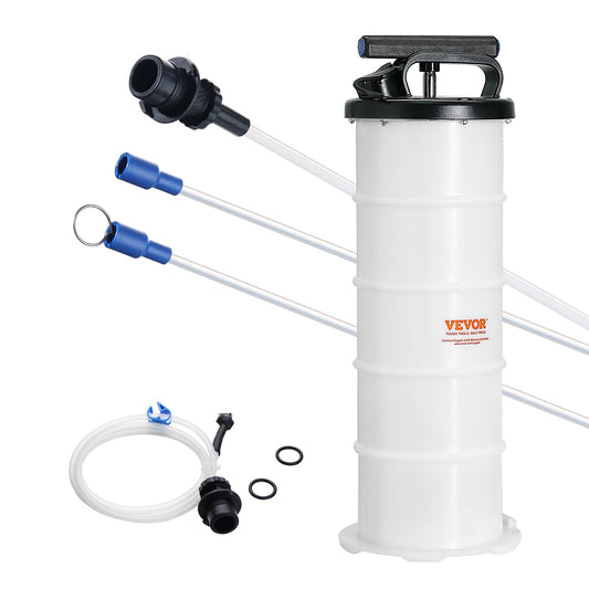 VEVOR Fluid Extractor, 1.74 Gallons (6.5 Liters), Manual Hand-Operated Oil Changer Vacuum Fluid Extractor with Dipstick and Hose, Oil Extractor Change Pump for Automotive Fluids Vacuum Evacuation 🍁 All In One Marketplace Canada