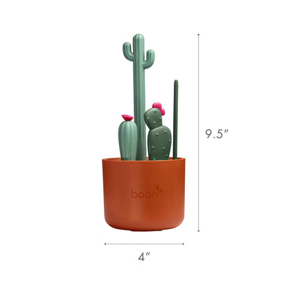 Boon Cacti Bottle Cleaning Brush Set, Terracotta , 4 Piece Set 🍁 All In One Marketplace Canada