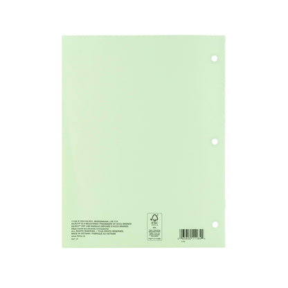 Hilroy Stitched Exercise Book, 7 mm Ruled with Margin, 3-Hole Punched, 80 Pages/40 Sheets, 20-Pack, Assorted Colour Covers (11184)
