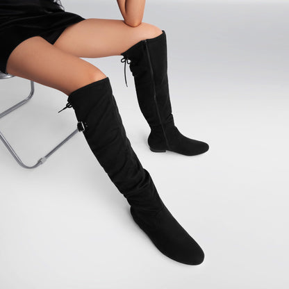 DREAM PAIRS Women's Over the Knee Thigh High Riding Boots,Black,8 🍁 All In One Marketplace Canada