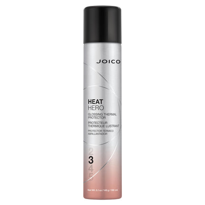 Joico Heat Hero Glossing Thermal Protector | For Most Hair Types | Protect Against Heat-Humidity | Heat Protection up to 450°F (232° C) | Reduce Split Ends | Boost Shine | No Paraben and Sulphate - Available at All In One Marketplace Canada