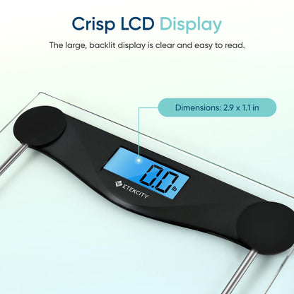 Etekcity Scale for Body Weight and Fat Percentage, Smart Digital LED Bathroom BMI Measurement, Accurate Bluetooth Weighing Machine, Body Composition Analyzer, Ash-black, 400lb 🍁 All In One Marketplace Canada