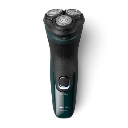 Philips Shaver 3000X Series, Wet and Dry Electric Shaver, SkinProtect Technology, Pop-up Trimmer, P-cap, Dark Forest Green, Model X3002/00 - Available at All In One Marketplace Canada