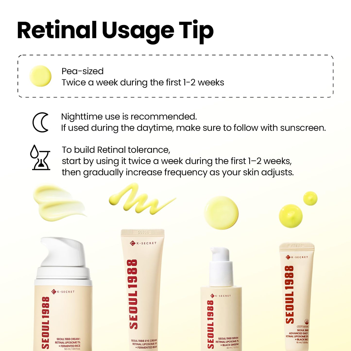 Seoul 1988 Eye Cream: Retinal Liposome 4% +Fermented Bean 30ml - Available at All In One Marketplace Canada