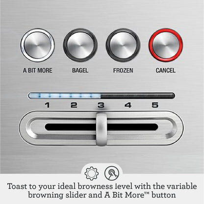 Breville A Bit More 2 Slice Toaster - BREBTA720XL silver Breville
