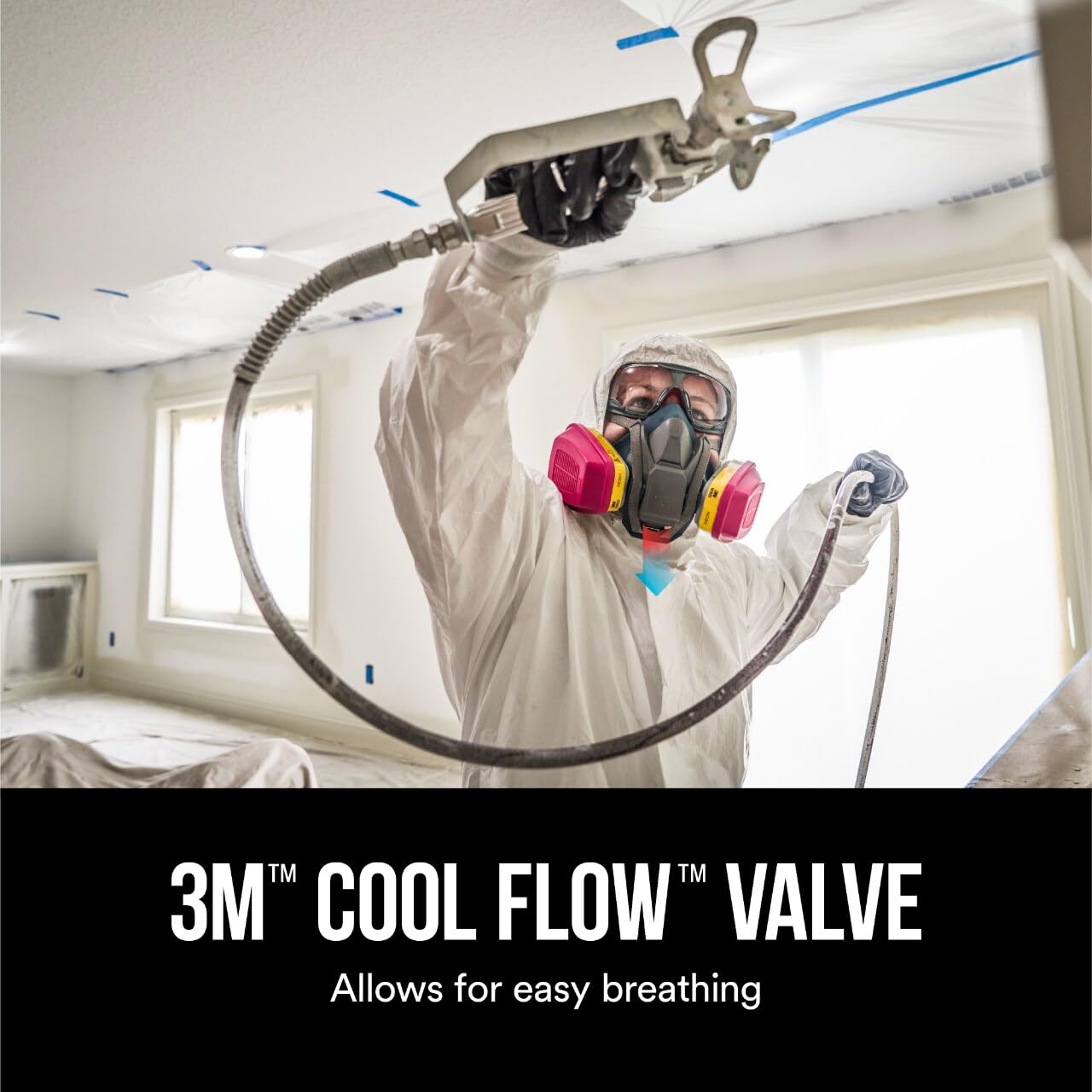 3M Pro Quick Latch Half Facepiece Reusable Respirator All-in-One Kit, Multi-purpose, M (1 Mask and 1-pair Cartridges) 3M