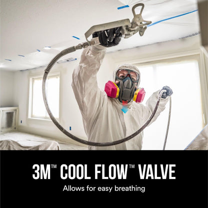 3M Pro Quick Latch Half Facepiece Reusable Respirator All-in-One Kit, Multi-purpose, M (1 Mask and 1-pair Cartridges) 3M