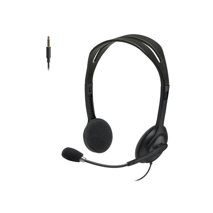 Logitech H111 Wired Headset Stereo Headphones Noise Cancelling - Black 🍁 All In One Marketplace Canada