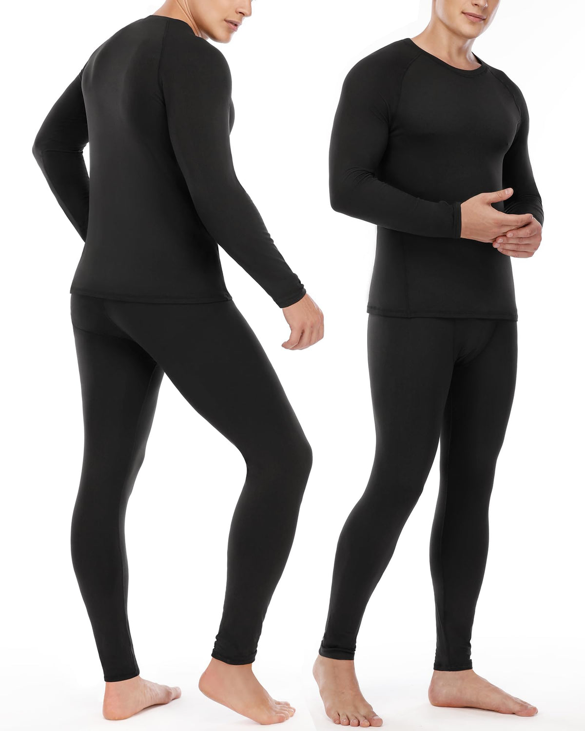 Roadbox Men's Thermal Underwear Set Fleece Lined Compression Long Johns 🍁 All In One Marketplace Canada