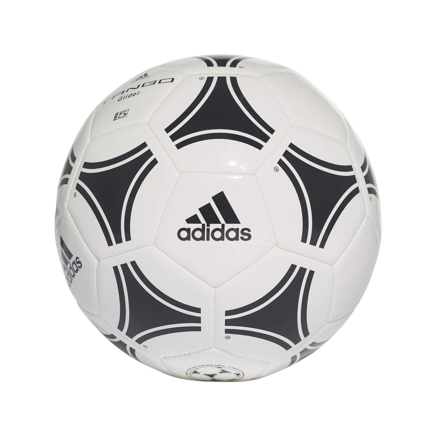 adidas Men's Tango Glider Soccer Ball, White/Black, 5