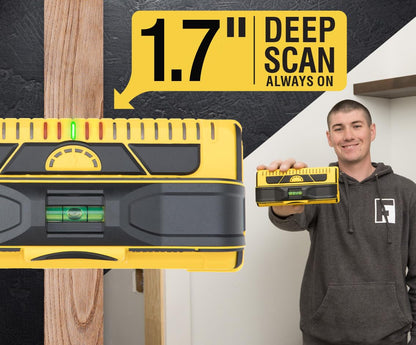 Franklin Sensors ProSensor M210 Stud Finder with 13-Sensors, Wood & Metal Stud Detector/Wall Scanner, Live Wire Detection - Available at All In One Marketplace Canada