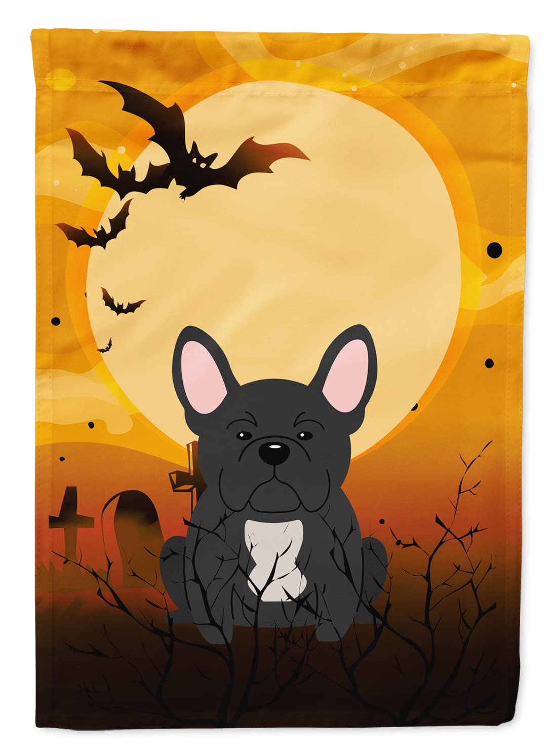Drapeau de jardin Caroline's Treasures BB4280GF Halloween bouledogue français, petit, multicolore