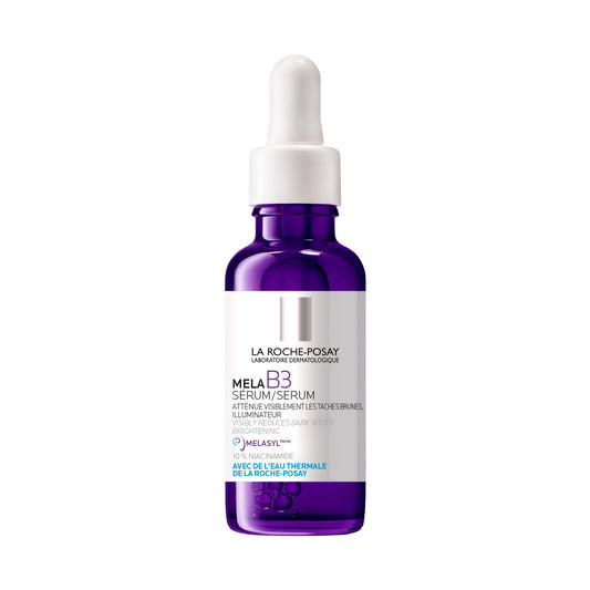 La Roche Posay Mela B3 Face Serum Powered by Melasyl & Niacinamide, Visibly Improve Appearance of Skin Tone & Texture. Developed for All Skin Tones, Safe for Sensitive Skin, 30mL - Available at All In One Marketplace Canada