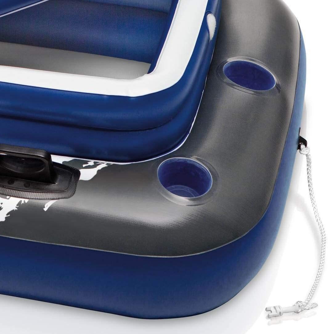 Intex 58821EP Inflatable Mega Chill II 72 Can Beverage Cooler Float with Lid Intex