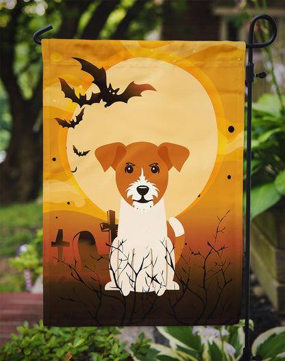 Caroline's Treasures BB4374GF Halloween Jack Russell Terrier Flag Garden Size, Small, Multicolor