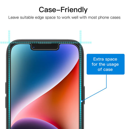 JETech Privacy Screen Protector for iPhone 17e (2026) / iPhone 16e / iPhone 14, Anti Spy Tempered Glass Film, 6.1-Inch Display, 2-Pack