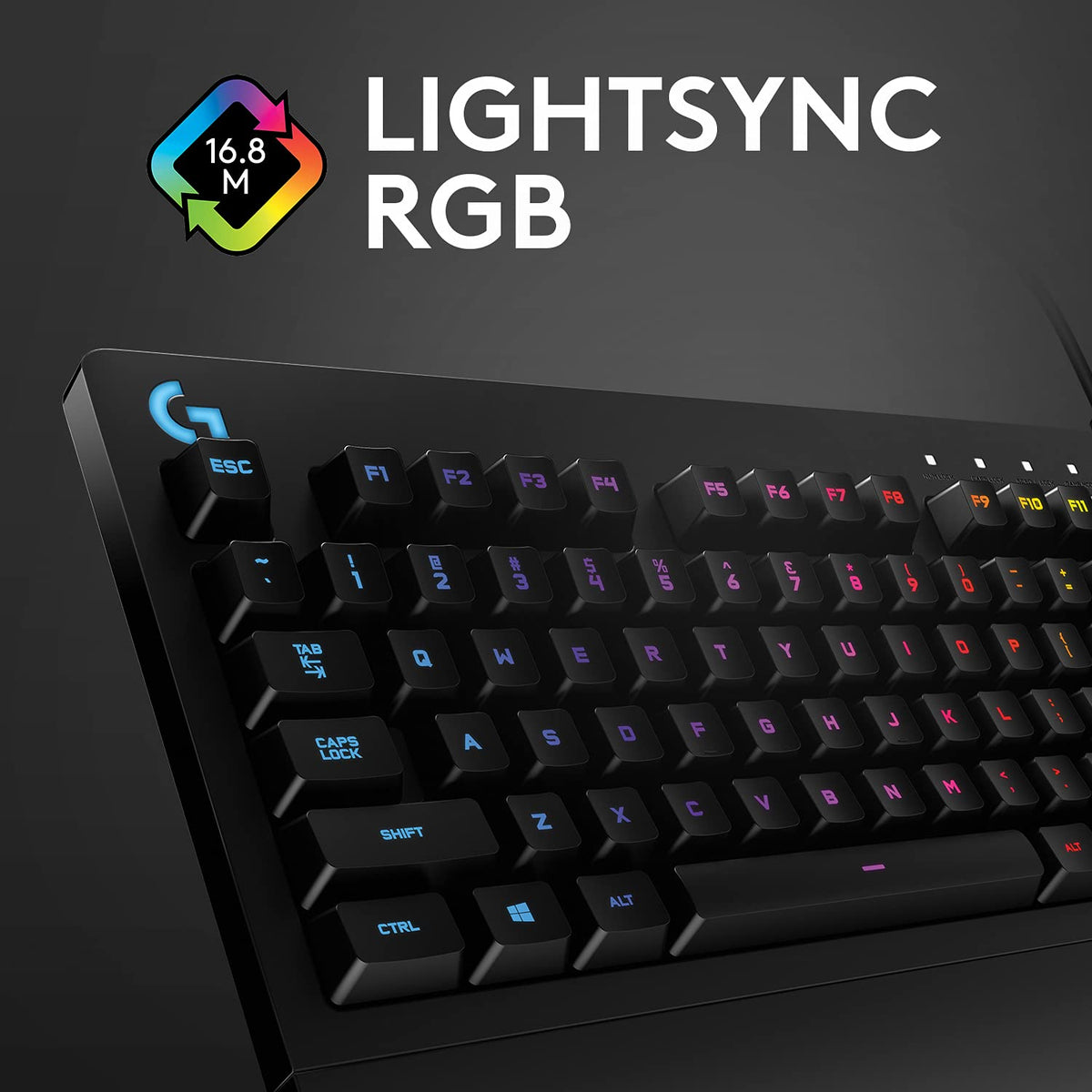 Logitech G213 Prodigy Wired RGB Gaming Keyboard - Black