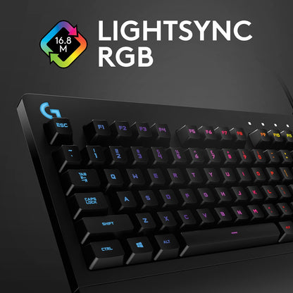 Logitech G213 Prodigy Wired RGB Gaming Keyboard - Black