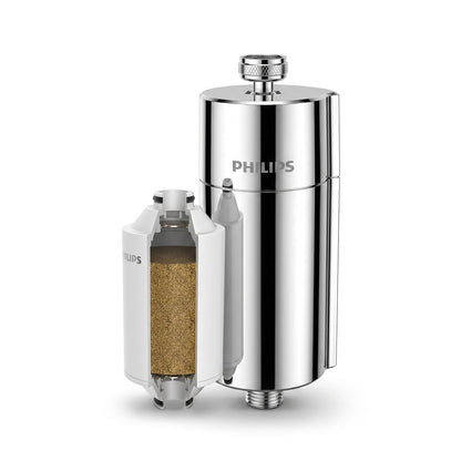 PHILIPS Shower Filter, Reduces Chlorine & Heavy Metals, AWP1775CH/37 PHILIPS