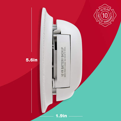 First Alert SC9120LBLA Hardwire Smoke/Carbon Monoxide Alarm 10 Year Battery