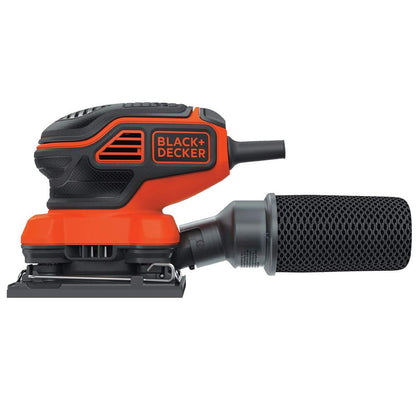 BLACK+DECKER 2.0 Amp Electric 1/4 Sheet Orbit Sander (BDEQS300) BLACK+DECKER