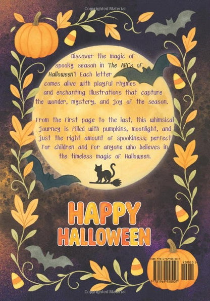 L’alphabet d’Halloween : apprendre ses lettres n’a jamais été aussi amusant | Une aventure ensorcelante et délicieusement effrayante pour les tout-petits, les jeunes lecteurs et les passionnés d’Halloween de tout âge