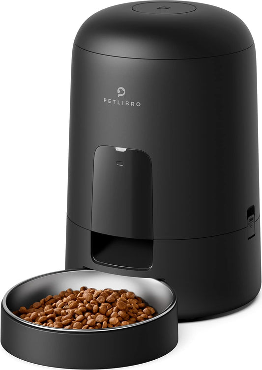 PETLIBRO Automatic Cat Feeder, 2L Timed Cat Feeder with 180-Day Battery Life, Automatic Pet Feeder for Cat & Dog, Cat Food Dispenser Program 1-6 Meals Control, Automatic Dog Feeder for Dry Food - Available at All In One Marketplace Canada