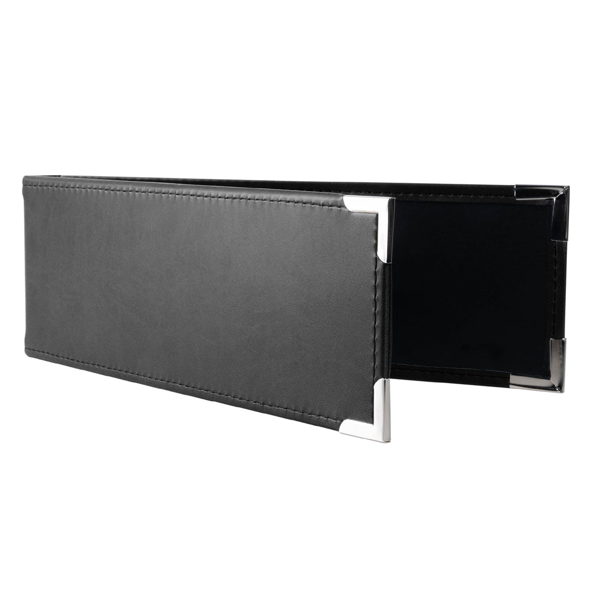 Premium 1UP Business Cheque Binder, Landscape Three-Ring Binder, (Black)