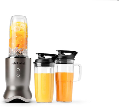 nutribullet Ultra 1200W Personal Blender for Smoothies Shakes & Protein - Quietest Single Serve Blender with Titanium Coated Blades, 3 BPA-Free Cups (32oz + 24oz), To-Go Lids, Dishwasher Safe NutriBullet