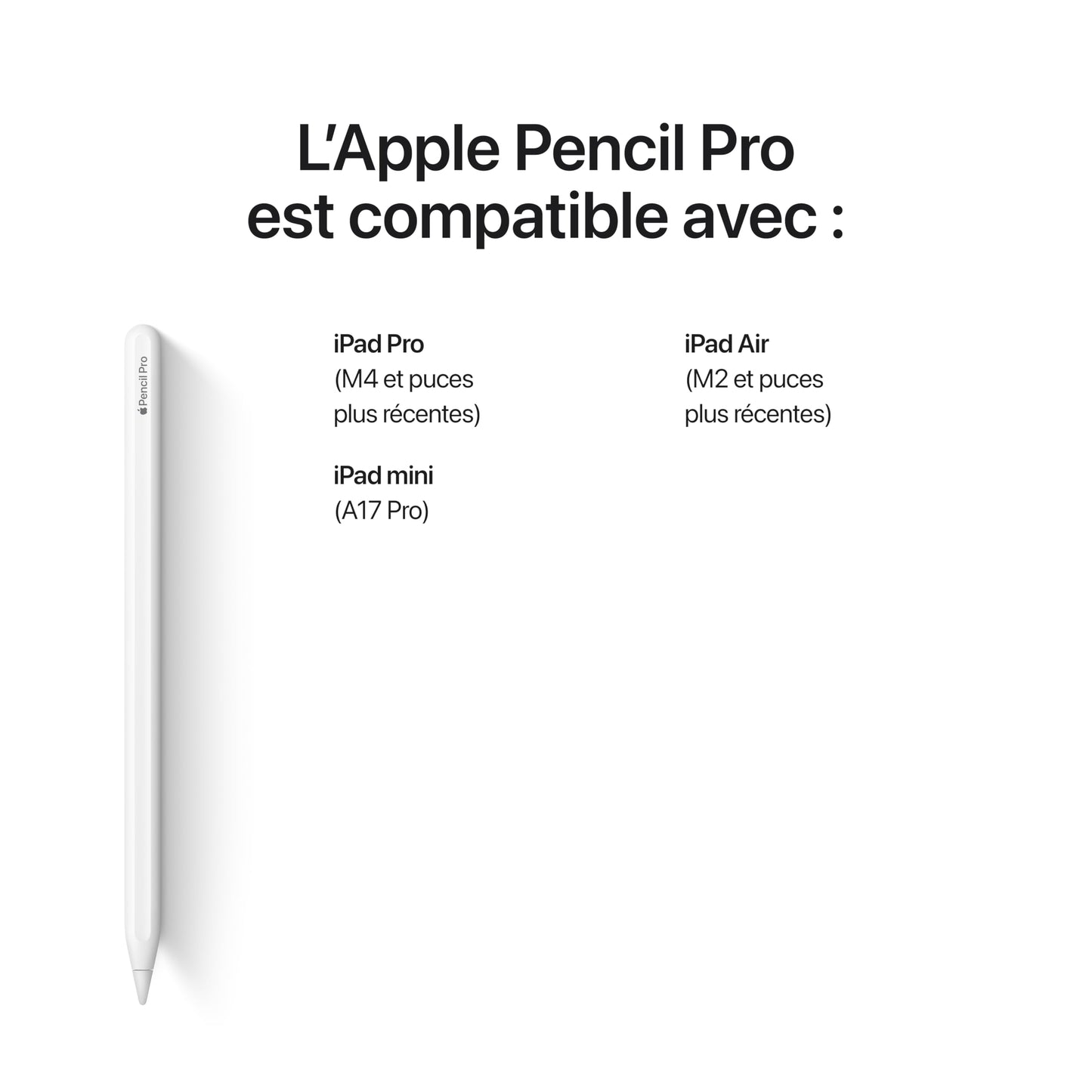 Apple Pencil Pro: Latest Model - Device Compatibility Check Required - Pixel-Perfect Precision, Tilt and Pressure Sensitivity, Perfect for Note-Taking, Drawing, and Art. Charges and Pairs Magnetically - Available at All In One Marketplace Canada