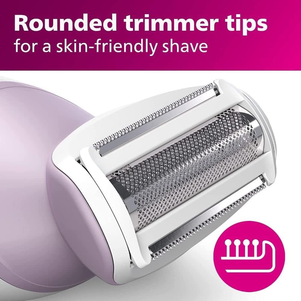 Philips Female Grooming Lady Shaver Series 6000, Cordless Wet & Dry use, 4 accessories, BRL136/00