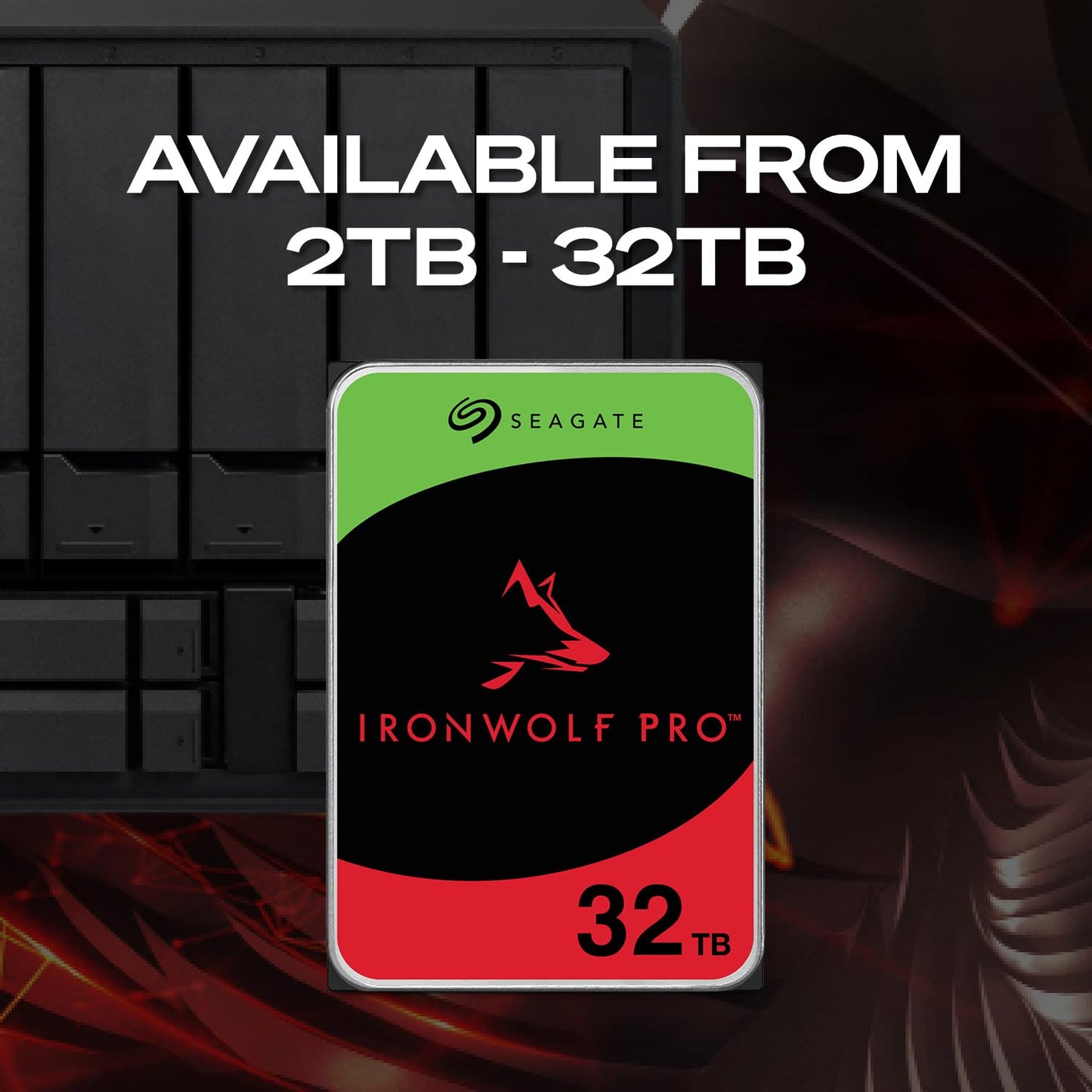 Seagate IronWolf Pro 12 TB Enterprise NAS Internal HDD – CMR 3.5 Inch, SATA 6 Gb/s, 7200 RPM, 256 MB Cache for RAID Network Attached Storage (ST12000NTZ01/ST12000NT001)