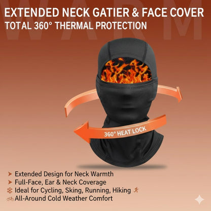 KENPMA 2-Pack Winter Balaclava Face Mask for Men & Women, Thermal Ski Mask for Cold Weather, Windproof Full Face Cover for Skiing, Snowboarding, Motorcycling, Ice Fishing, Running, Hiking Black 🍁 All In One Marketplace Canada