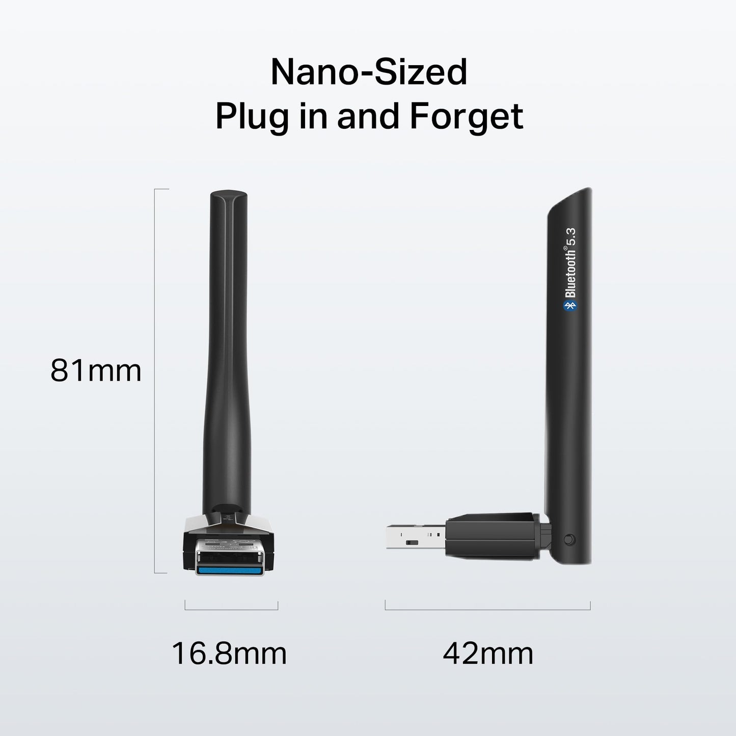 TP-Link USB Bluetooth Adapter for PC, Bluetooth 5.3 Dongle (UB500 Plus) - Long Range, Adjustable Antenna, Supports Windows 11/10/8.1/7 for Desktop, Laptop, Mouse, Keyboard, and More. 🍁 All In One Marketplace Canada