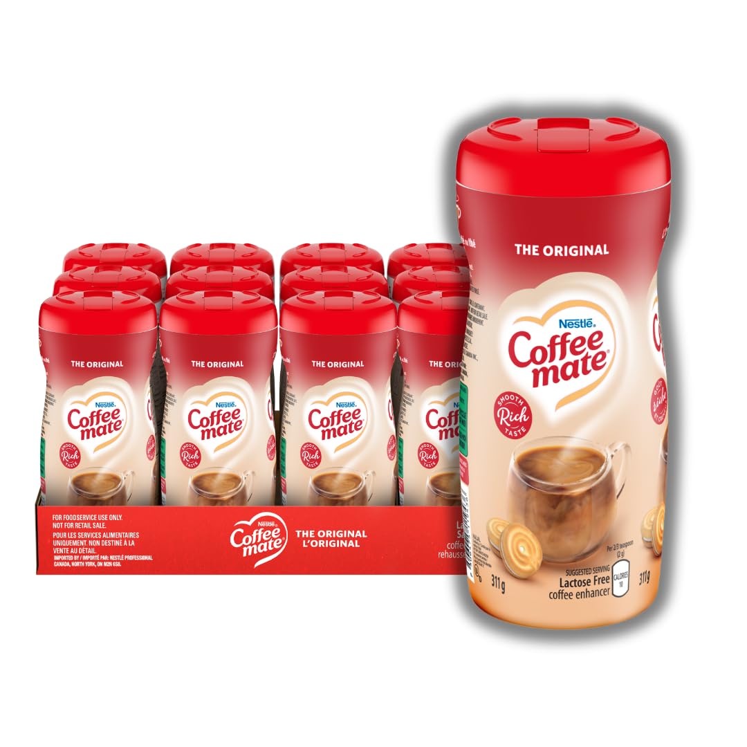 COFFEE MATE Original Powdered Coffee Creamer, 12-Pack (311g Each), Lactose-Free & Kosher