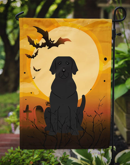Caroline's Treasures BB4323GF Halloween Black Labrador Flag Garden Size, Small, Multicolor