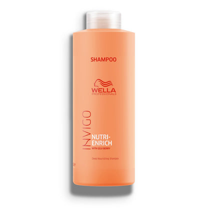Wella Professionals Invigo Nutri-Enrich Deep Nourishing Shampoo | For Dry or Stressed Hair | 33.8 Fl oz - Available at All In One Marketplace Canada