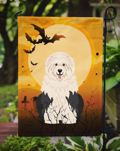 Caroline's Treasures BB4362GF Halloween Old English Sheepdog Flag Garden Size, Small, Multicolor
