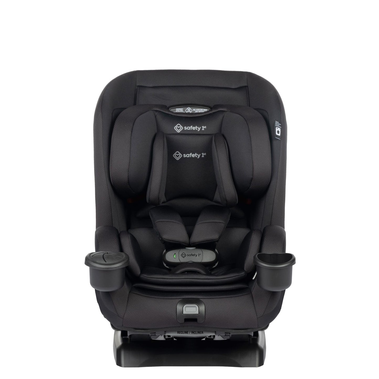 Safety 1st EverSlim 4-in-1 Convertible All-in-One Car Seat, infant to toddler, rear and forward facing, booster mode, backless booster, Fits 3 across, Washable seat, Birth to 10 years, Hexagon Horizon - Available at All In One Marketplace Canada